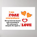 I see love everywhere print