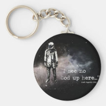 I see no god up here keychains