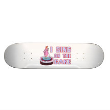 I Sing On The Cake Custom Skateboard