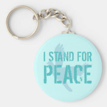I Stand for Peace Key Chains