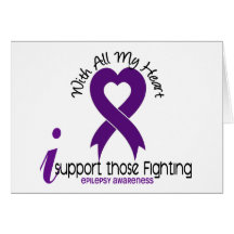 I Support Those Fighting Epilepsy Card