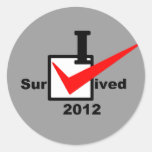 I Survived 2012 Sticker