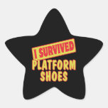I SURVIVED PLATFORM SHOES STICKERS