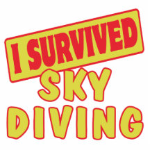 I SURVIVED SKYDIVING PHOTO CUT OUT