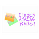 I Teach Amazing Kids (Numbers) Post Cards