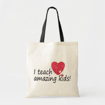 I Teach Amazing Kids Tote Bags