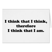 I Think That I Think Card