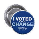 I Voted for Change Button