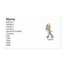 I Walk Business Card Templates