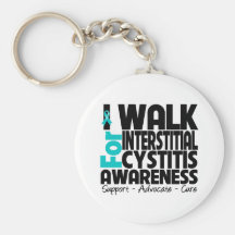 I Walk For Interstitial Cystitis Awareness Keychains