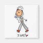 I Walk Tshirts and Gifts Fridge Magnets