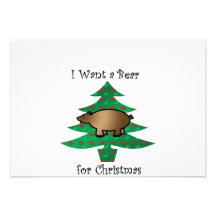 I want a bear for christmas announcement