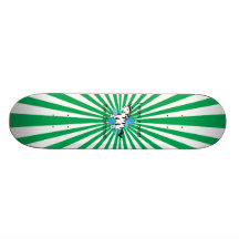 I want a zebra for Christmas Custom Skate Board
