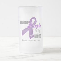 I Wear a Purple Ribbon For My Patients Mug