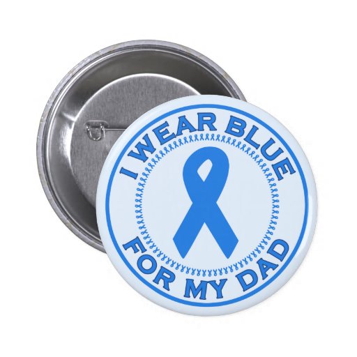 I Wear Blue For My Dad Pins