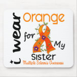 I Wear Orange 43 Sister MS Multiple Sclerosis Mouse Mat