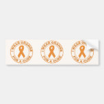 I Wear Orange For A Cure Bumper Sticker