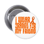 I Wear Orange For My Friend 16 Button