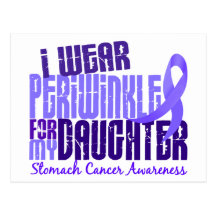 I Wear Periwinkle Daughter 6.4 Stomach Cancer Postcards