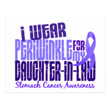 I Wear Periwinkle Daughter-In-Law 6.4 Stomach Canc Post Cards