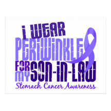 I Wear Periwinkle Son-In-Law 6.4 Stomach Cancer Post Card