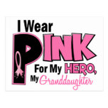 I Wear Pink For My Granddaughter 19 Post Card