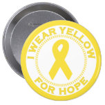 I Wear Yellow For Hope Pin