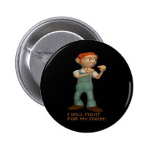 I Will Fight For My Farm Pin