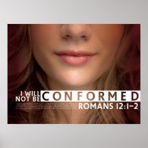 I Will Not Be Conformed Poster