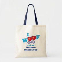 I Woof Golden Retriever Bag