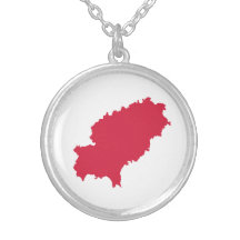 Ibiza map pendant