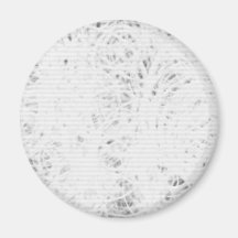 Ice Background Refrigerator Magnet