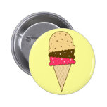 Ice Cream Cone Button