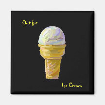 Ice Cream Cone Magnet