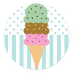 Ice Cream Cone Stickers stickers