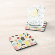 Ice Cream & Frozen Treats Cork Coasters
