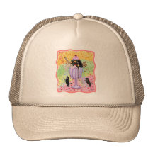 Ice Cream Labradors Trucker Hats