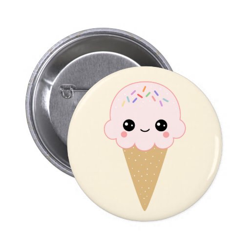 Ice Cream with Sprinkles Pin