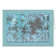 Ice Crystals - Note Card -