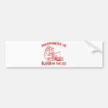 ICE FISHING BUMPER STICKERS