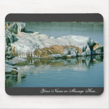 Ice Formation Mouse Pad