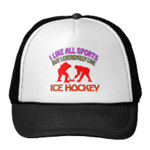 Ice hockey designs hat