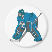 Ice Hockey Magnet
