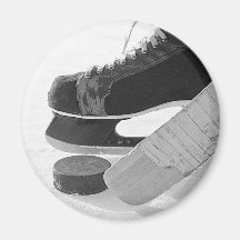Ice Hockey Refrigerator Magnets