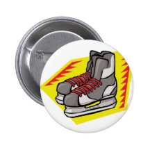 Ice Hockey Skates Buttons