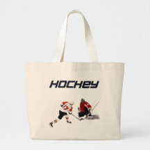 Ice Hockey Tote Bags