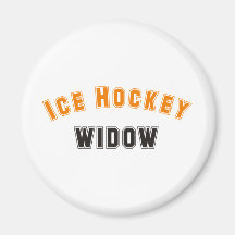 Ice Hockey Widow Kühlschrankmagnete