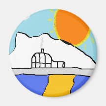 ice igloo refrigerator magnets