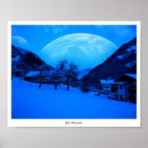 Ice Moons Print