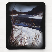 Ice on West Canada Creek Mouse Pads
